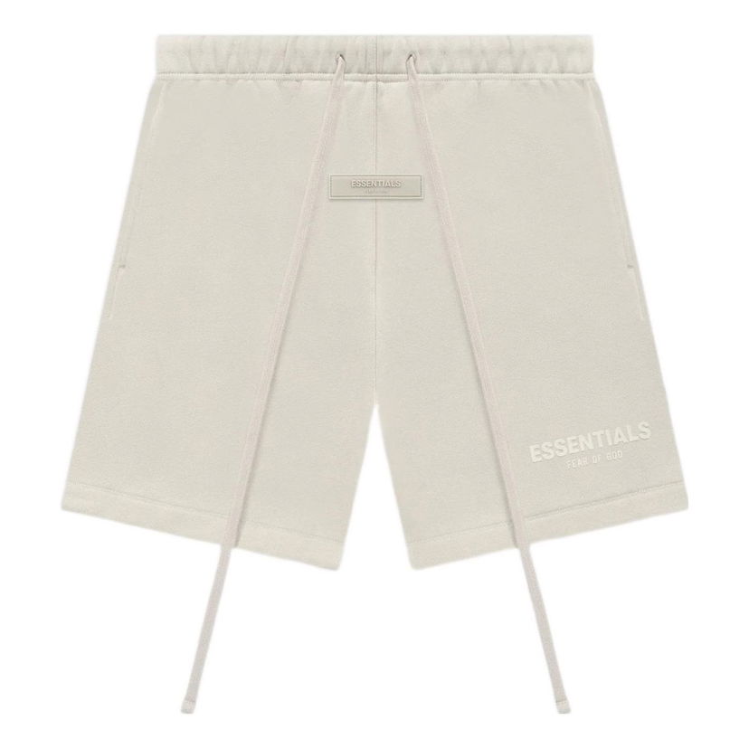 Šortky Fear of God Essentials SS22 Logo Shorts Béžová | FOG-SS22-136