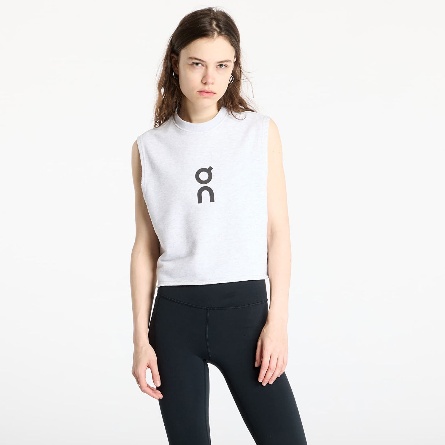 Tielko On Running Club Crew Crop Top Šedá | 1WF11171756 W, 0