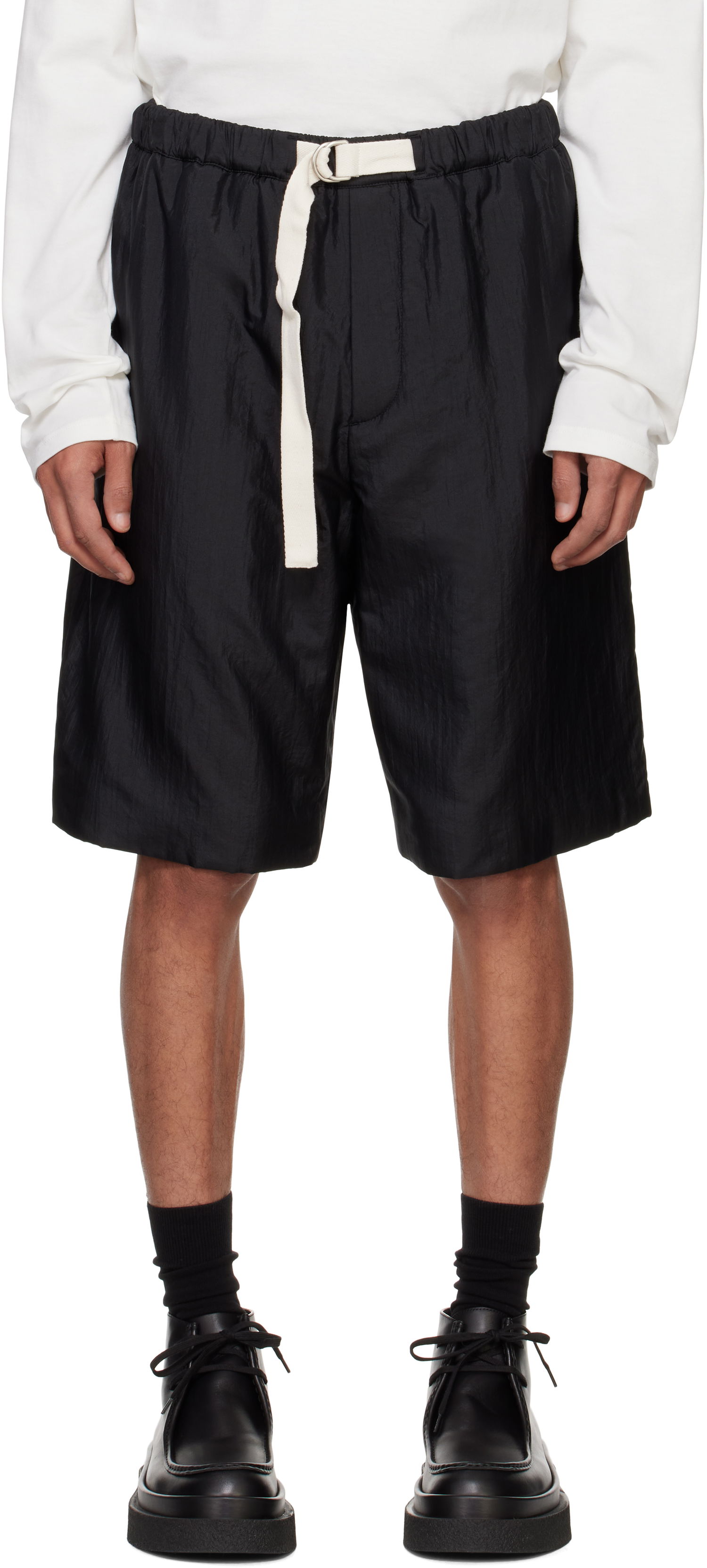 Šortky Jil Sander Jil Sander Drawstring Shorts Čierna | J47KA0271_J70003, 0