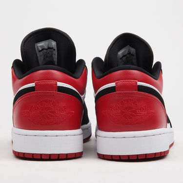 Tenisky a topánky Jordan Air Jordan 1 Low "Black Toe" GS Červená | 553560-116, 3
