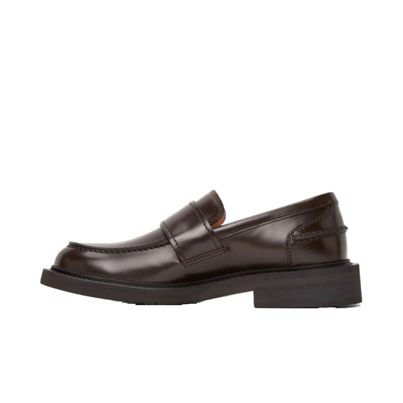 Tenisky a topánky Bottega Veneta Brushed Calf Skin Classic Loafers Hnedá | 631300VBS302006