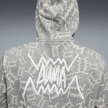 Mikina Puma Teamjaws Post Game Hoodie Šedá | 689536-03, 4