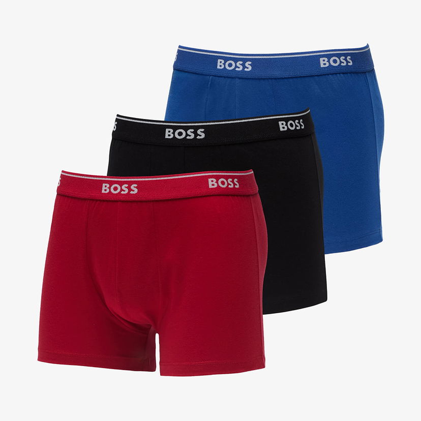 Boxerky BOSS Classic Trunk 3-Pack Red/ Blue/ Black Rôznofarebný | 50475685-962