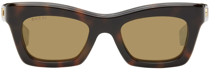 Slnečné okuliare Gucci Brown Rectangular Sunglasses Hnedá | GG1773S