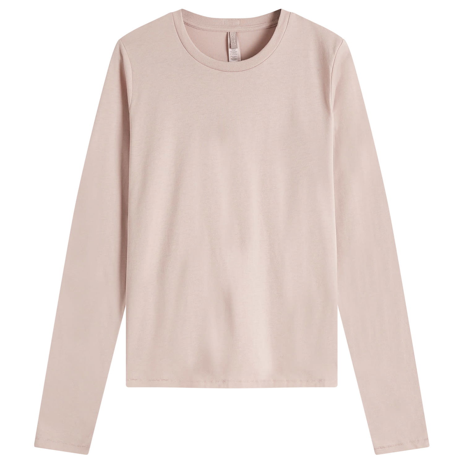 Tričko SKIMS SKIMS Relaxed Tees Long Sleeve T-Shirt, Size Large Ružová | LS-LST-6976W-FAWN, 0