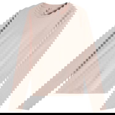 Tričko SKIMS SKIMS Relaxed Tees Long Sleeve T-Shirt, Size Large Ružová | LS-LST-6976W-FAWN, 0