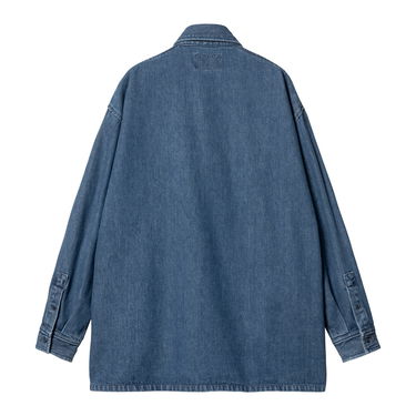 Košeľa Carhartt WIP Stone Washed Denim Shirt Jacket Modrá | I033775_6, 1