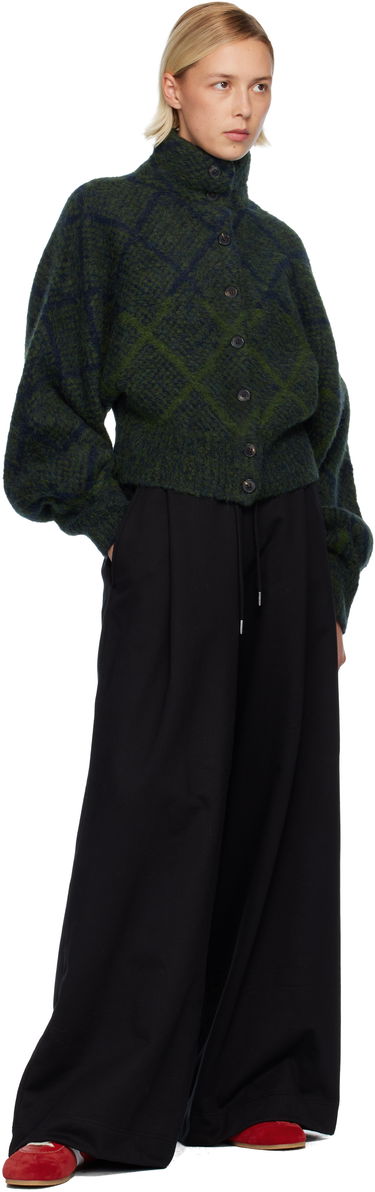Sveter Dries Van Noten Dries Van Noten Plaid Dolman Sleeves Turtleneck Cardigan Rôznofarebný | 252-011228-2709, 3