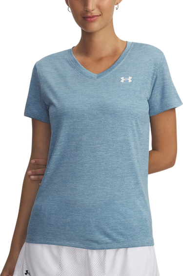 Tričko Under Armour Under Armour Tech Twist V-Neck Short Sleeve T-Shirt Modrá | 1384227-453, 0