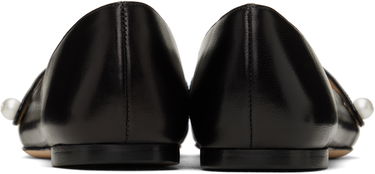 Starostlivosť o obuv Jimmy Choo Jimmy Choo Elisa Pearl Ballerina Flats Čierna | ELISA FLAT PTZ, 1