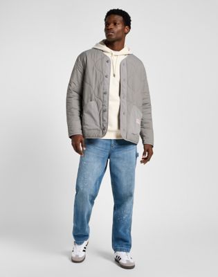 Prešívaná bunda Lee Quilted Liner Jacket Size XXL Šedá | 112355569, 1