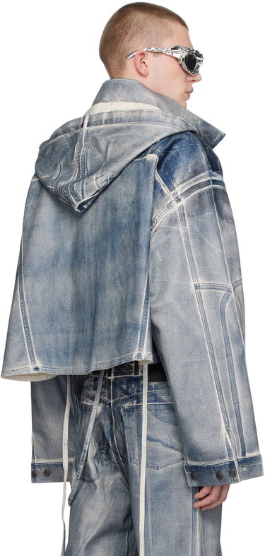 Bunda Ottolinger Ottolinger Exclusive Cropped Denim Jacket Modrá | 1701908E, 2