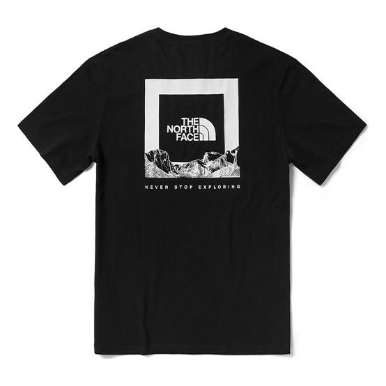 Tričko The North Face Mountain Graphic Tee Čierna | NF0A5JTT-JK3, 0
