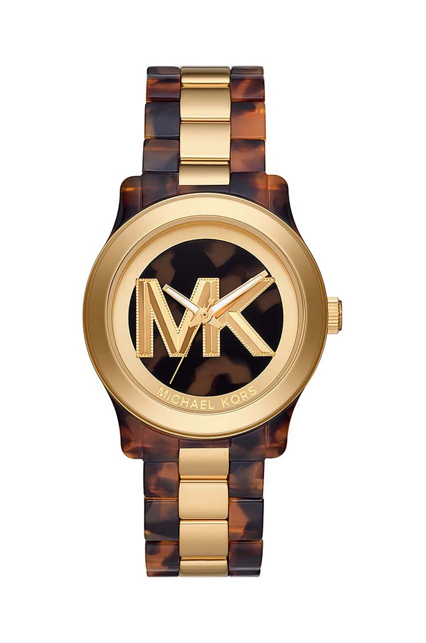 Hodinky Michael Kors Runway Dames Horloge Watch Metalická | MK7354, 0