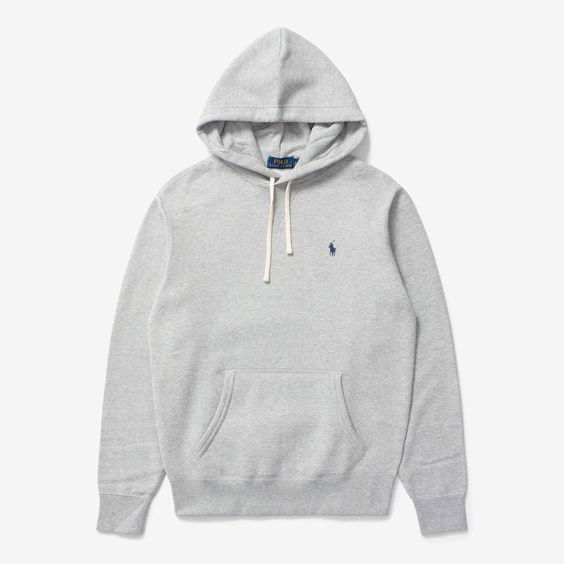 Mikina Polo by Ralph Lauren Classic Popover Hoody Andover Heather Šedá | 710766778006, 1