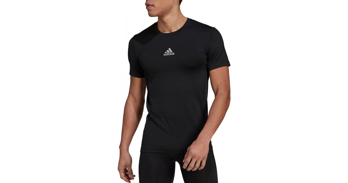Tričko adidas Originals Techfit Training T-Shirt Čierna | gu4906, 1