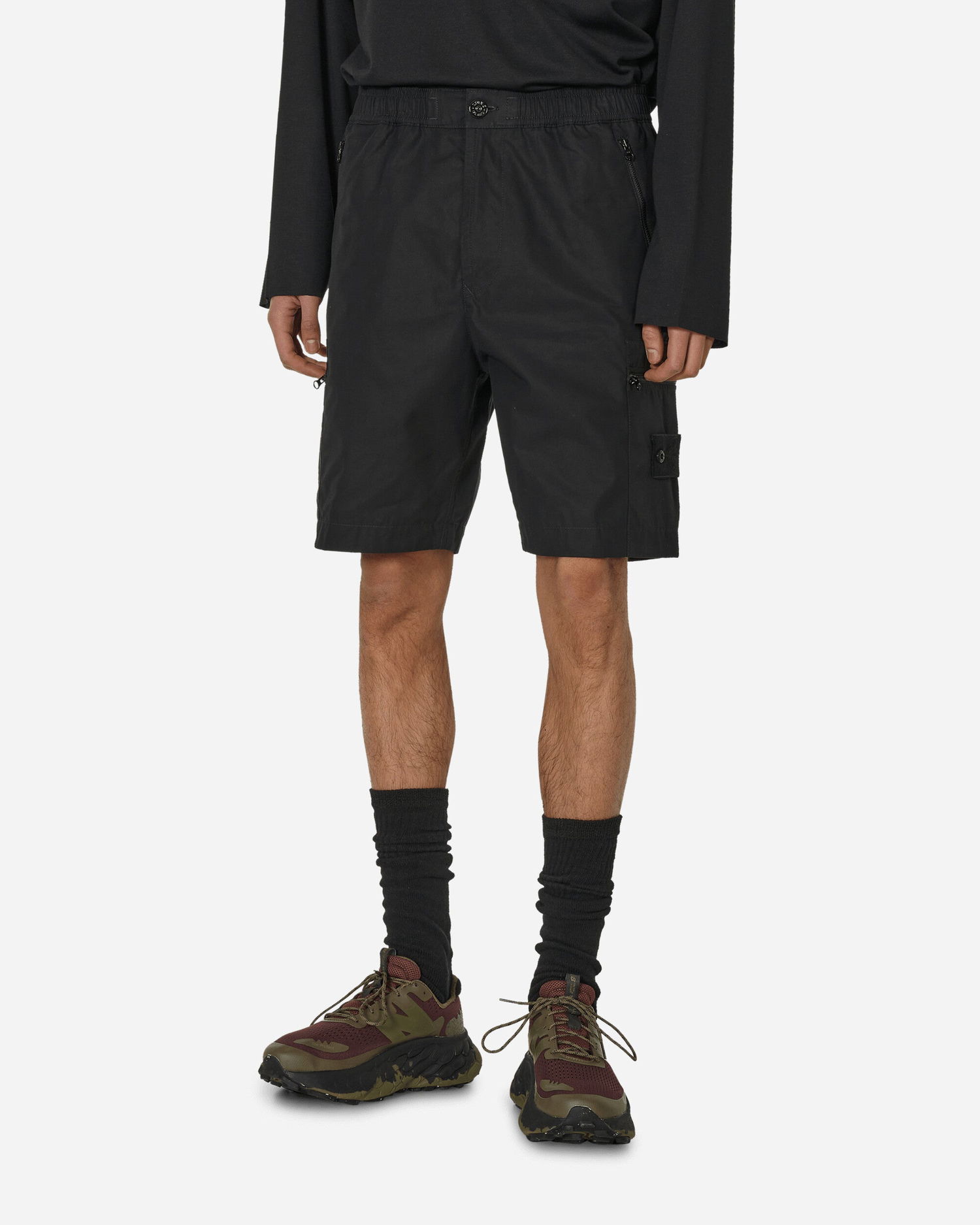 Šortky Stone Island Ghost Piece Cargo Shorts Čierna | 8015L07F1 V0029, 0