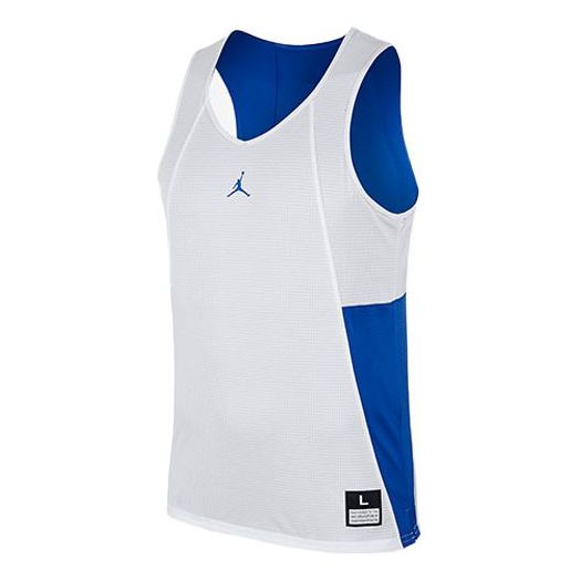 Tielko Jordan Air Jordan Reversible Colorblock Basketball Jersey Biela | 865849-493
