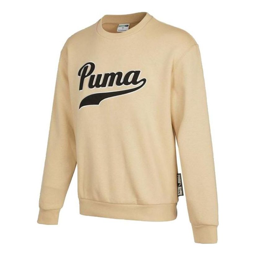 Sveter Puma Team Crew Neck Sweatshirt Béžová | 534383-20, 0