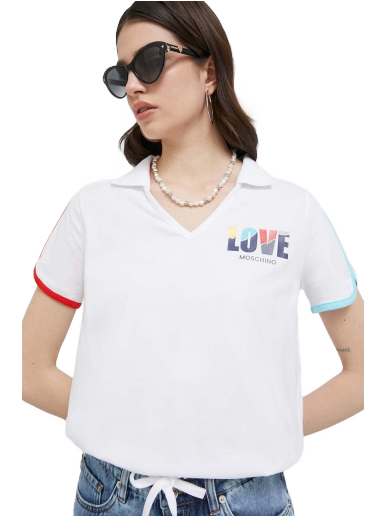 Tričko Moschino Love T-shirt Biela | W.4.H93.01.M.3876