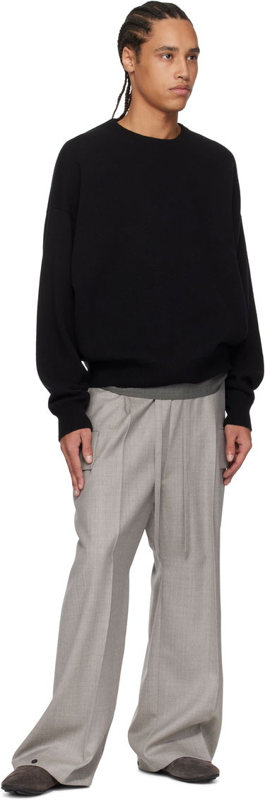 Sveter Fear of God Fear of God Fine Knit Crewneck Sweater Čierna | FGE220-2101LAW, 3