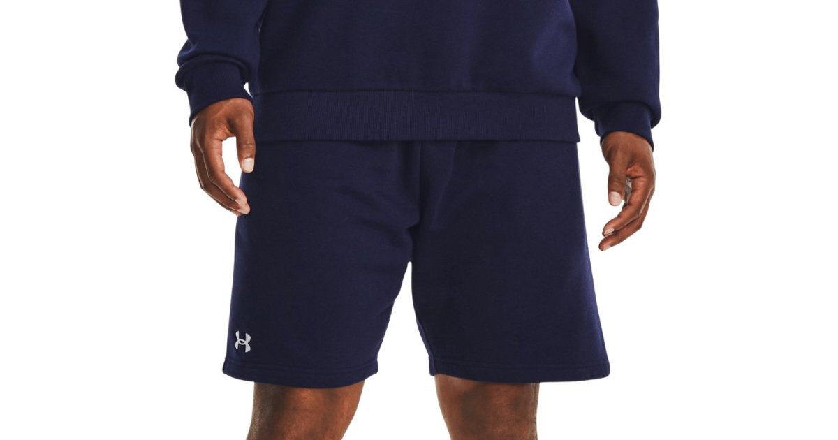 Šortky Under Armour Rival Fleece Shorts Navy | 1379779-410, 1
