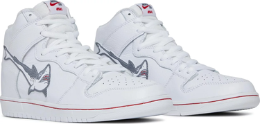 Tenisky a topánky Nike SB Oski x Dunk High SB "Great White Shark" Biela | DC8908-105, 4