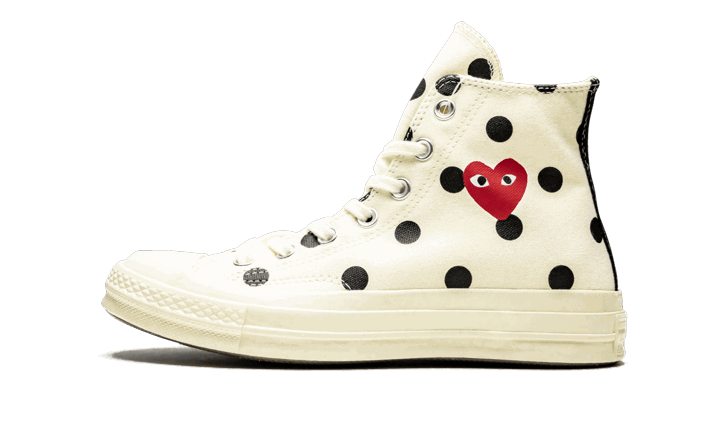 Tenisky a topánky Converse Comme des Garçons PLAY x Chuck Taylor All-Star 70s Hi Béžová | 157251C, 0
