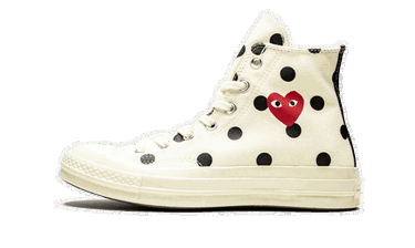Tenisky a topánky Converse Comme des Garçons PLAY x Chuck Taylor All-Star 70s Hi Béžová | 157251C, 0