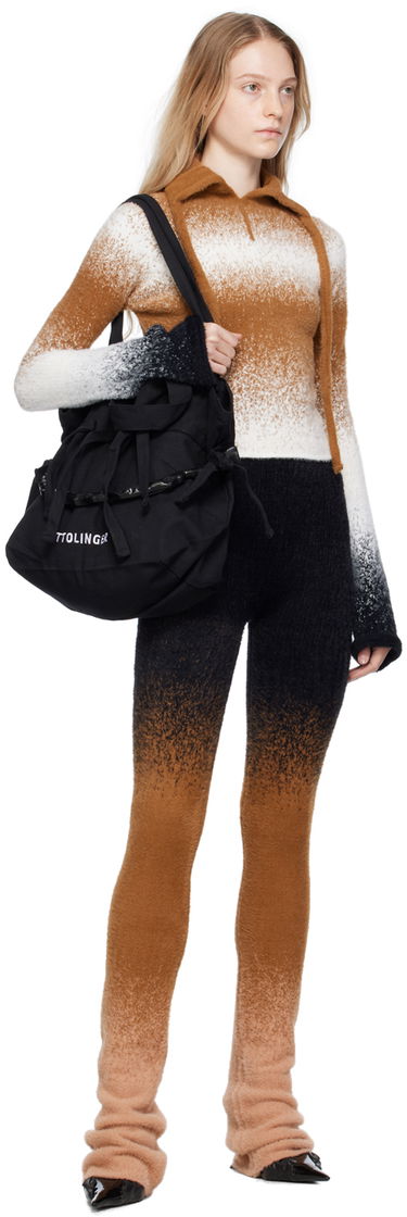 Sveter Ottolinger Ottolinger Gradient Fuzzy Knit Sweater Hnedá | 705902, 3