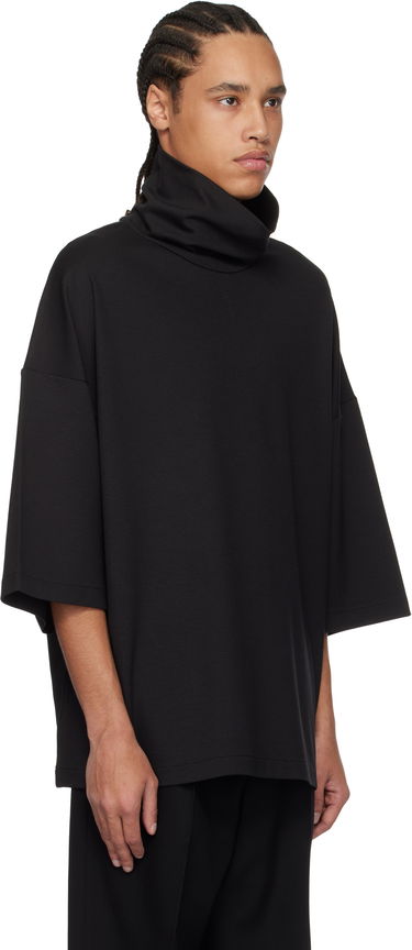 Sveter Fear of God Fear of God High Neck Short Sleeve Sweatshirt Čierna | FGE250-519VIS, 1