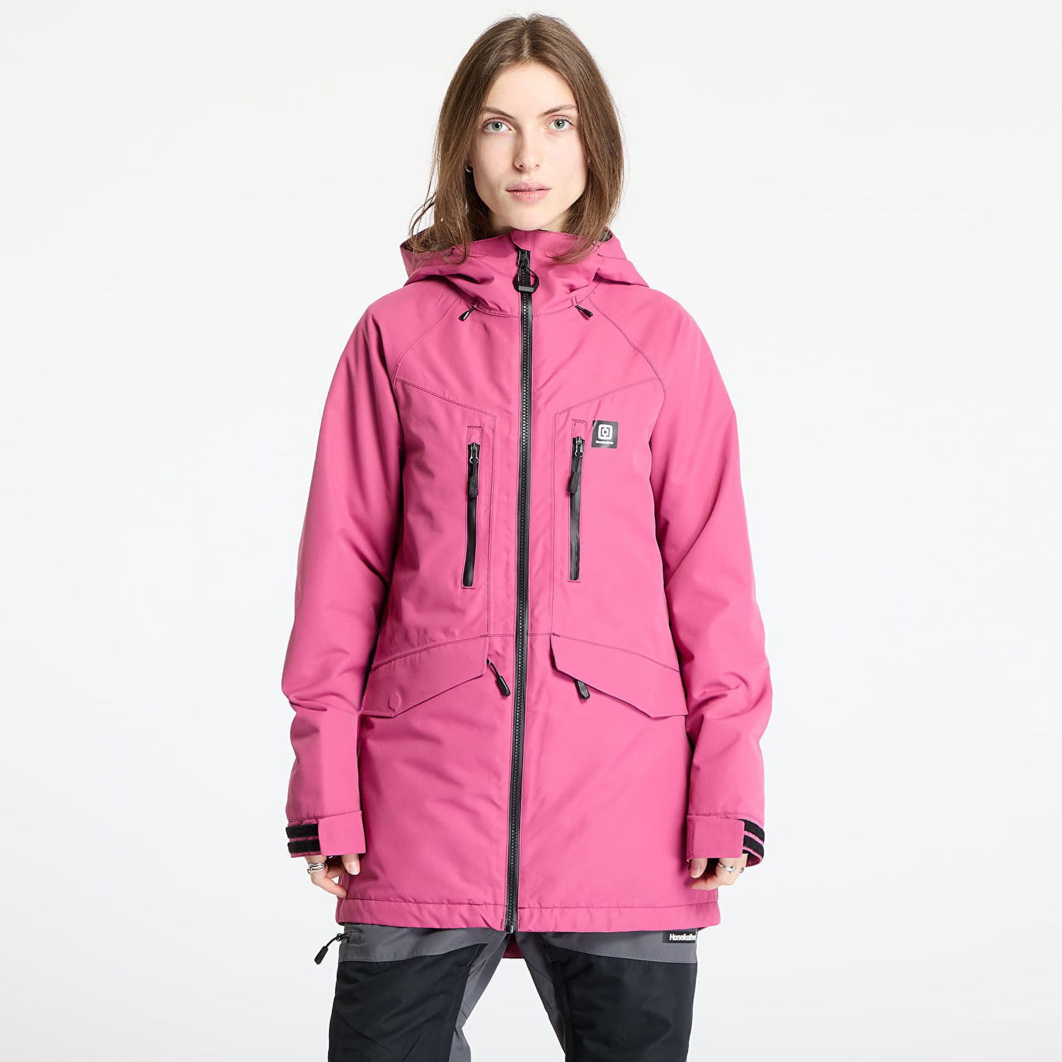 Parka Horsefeathers Horsefeathers Larra II Women's Ski Jacket Ružová | OW210J, 0