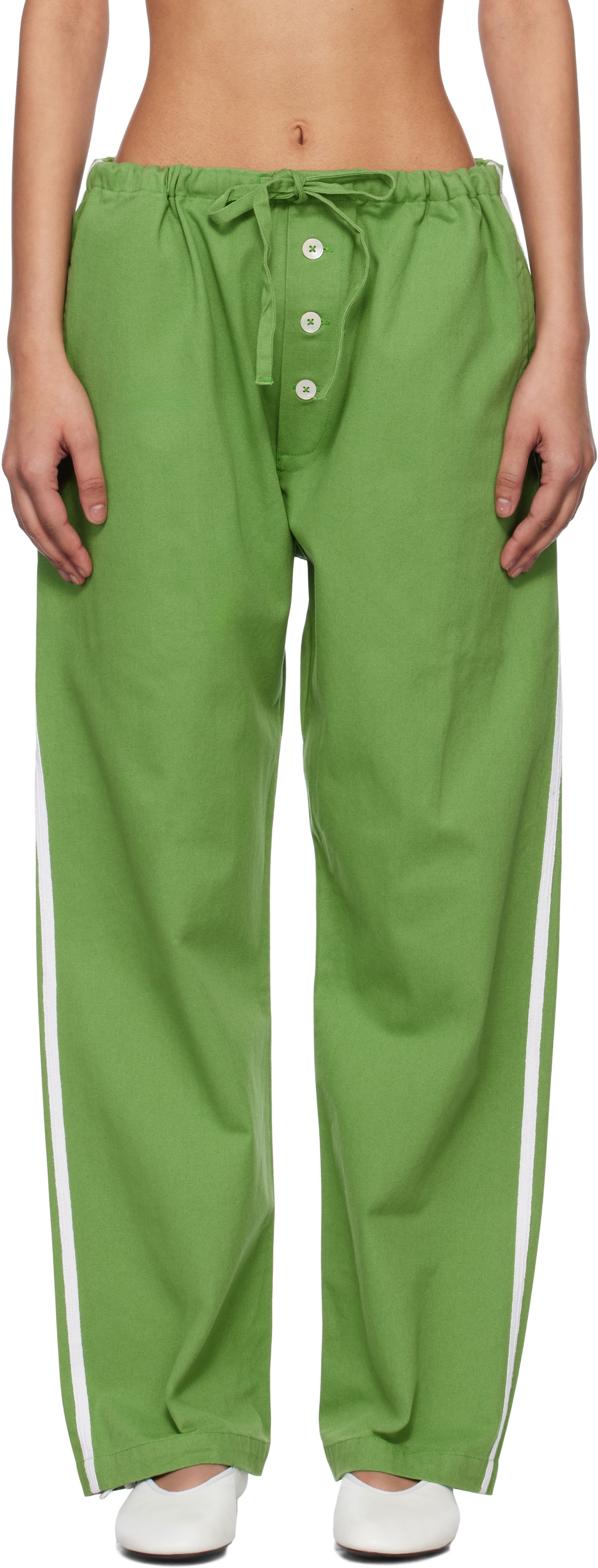 Tepláky Bode Bode Italia Trousers Zelené | MRS25BT034, 0