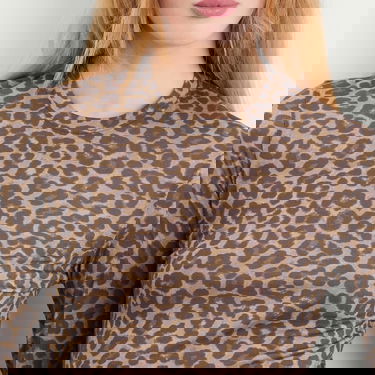 Tričko Anine Bing Sylvie Long Sleeve T-Shirt Béžová | A-08-12304-MTL59, 5