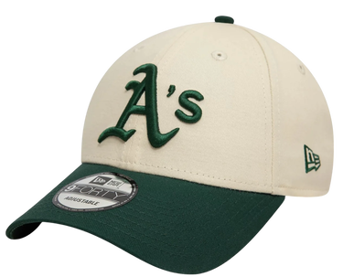 Šiltovka New Era Oakland Athletics Colour Block 9FORTY Adjustable Cap Béžová | 60595214-60595214, 0