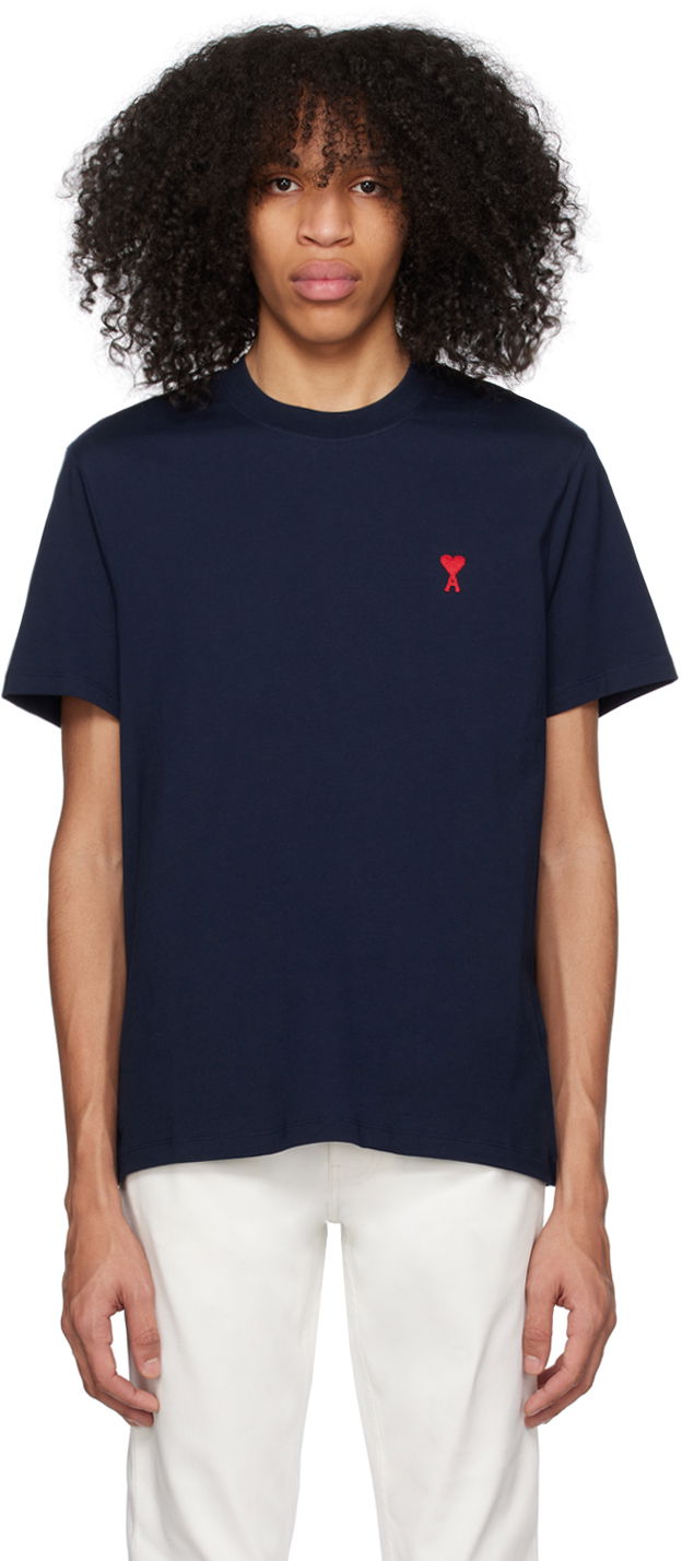 Tričko AMI T-Shirt Navy | UTS001.724, 0