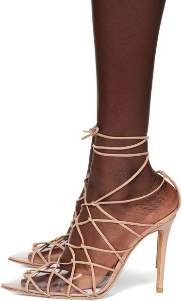 Tenisky a topánky Gianvito Rossi Miria Lace-Up Heels Béžová | G95386.15RIC.PLN, 2