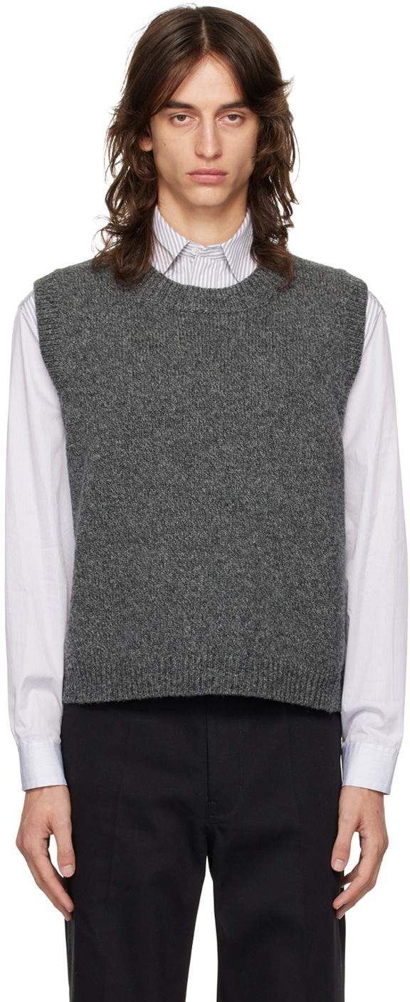 Mikina Maison Margiela Gray Crewneck Vest Šedá | S50FB0104 M13059, 0