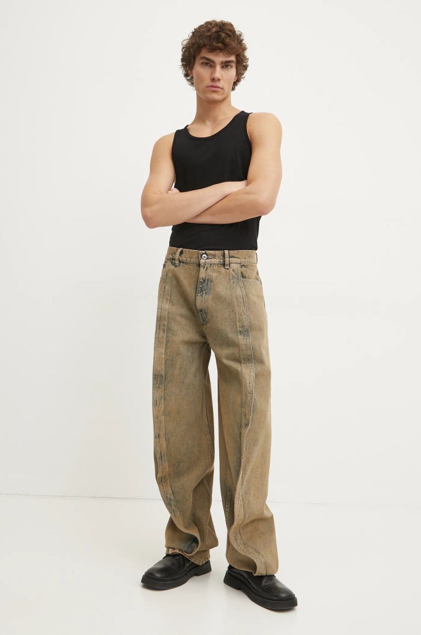 Džínsy Y/PROJECT Blue Banana Jeans Modrá | 207PA004, 1