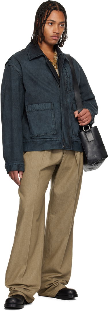 Taška cez rameno Dries Van Noten Dries Van Noten Leather Crossbody Bag Čierna | 252-021519-195, 3