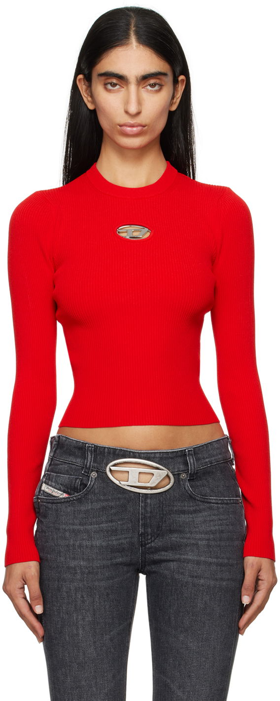 Sveter Diesel M-Valari Sweater Červená | A15328 0DLAX, 0