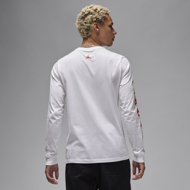 Tričko Jordan Long Sleeve T-Shirt Biela | FZ1989-100, 3