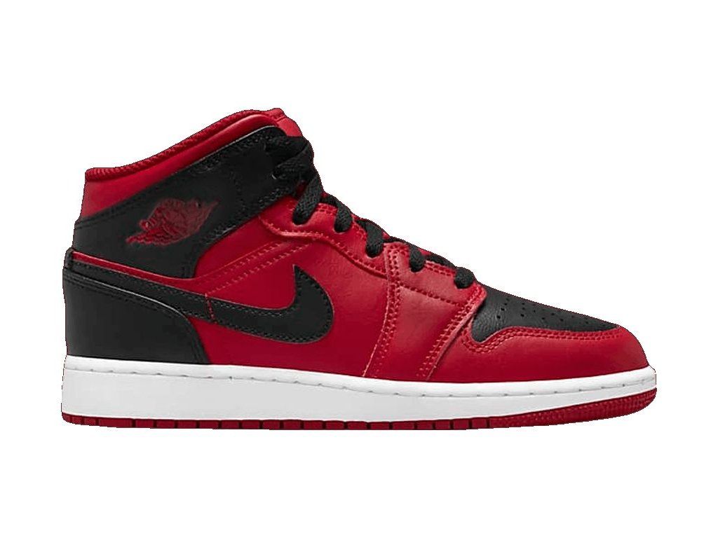 Air Jordan 1 Mid Reverse Bred GS