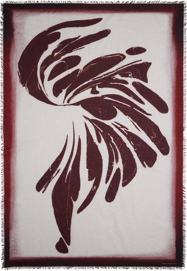 Šál Dries Van Noten Dries Van Noten Printed Shawl Modrá | 251-081300-1007, 1