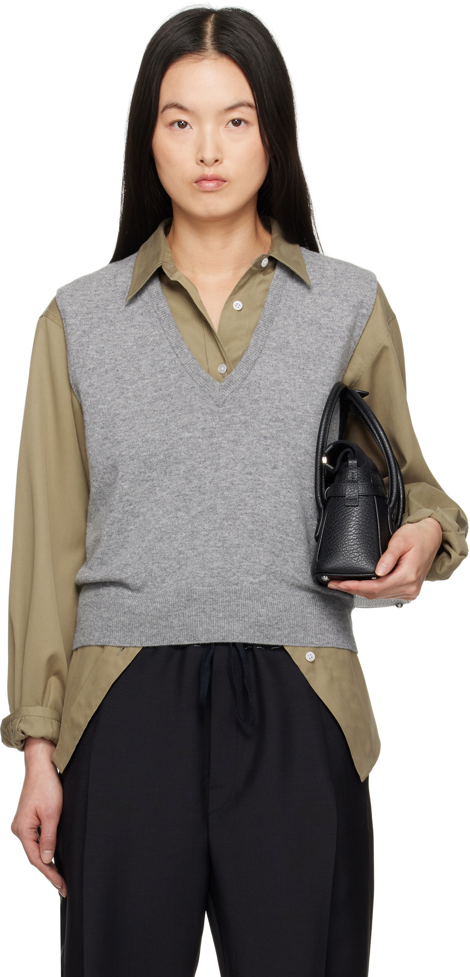 Sveter Maison Margiela Maison Margiela Knit Vest Šedá | S51FB0077 M13090, 0