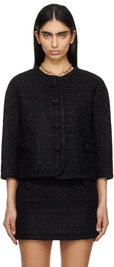 Sukňa Marc Jacobs Marc Jacobs Tweed Cropped Jacket Čierna | 2S5RJC049W14, 0