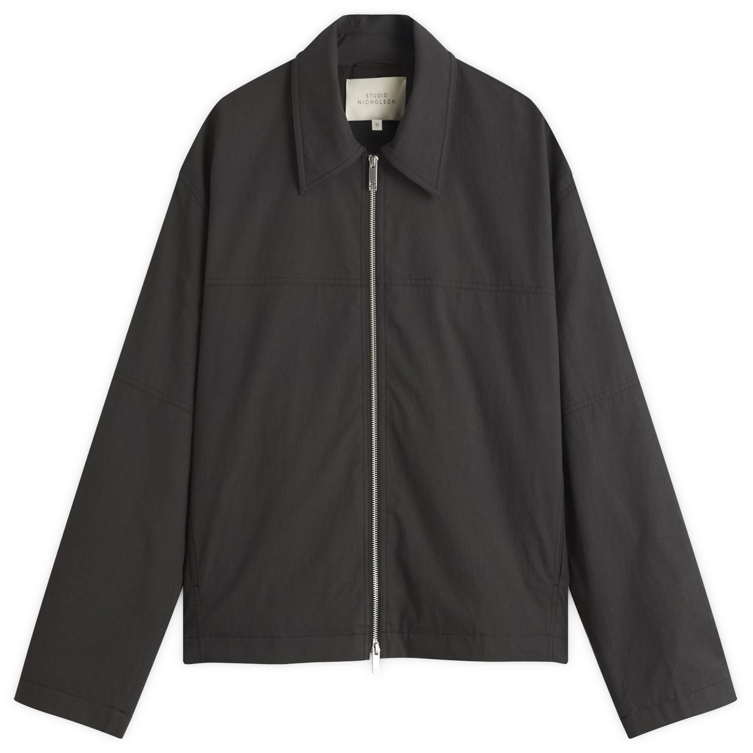 Bunda Studio Nicholson Studio Nicholson Zip Through Jacket, Size Large Čierna | FOLASNM-1320-GRA, 1