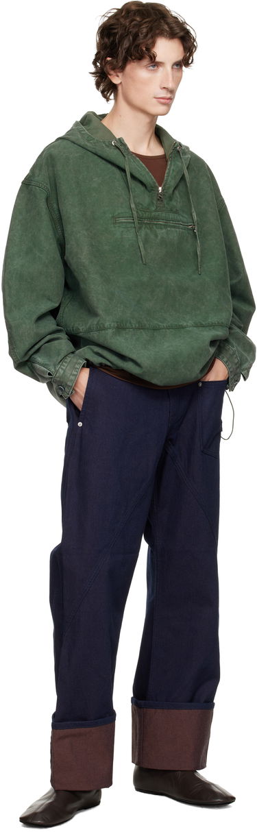 Bunda JW Anderson JW Anderson Garment-Dyed Anorak Jacket Zelené | JK0397-PG1600, 3