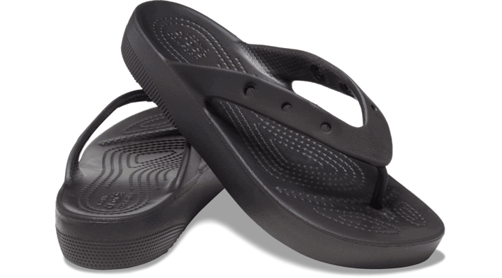 Tenisky a topánky Crocs Classic Platform Flips Čierna | 207714-001, 1