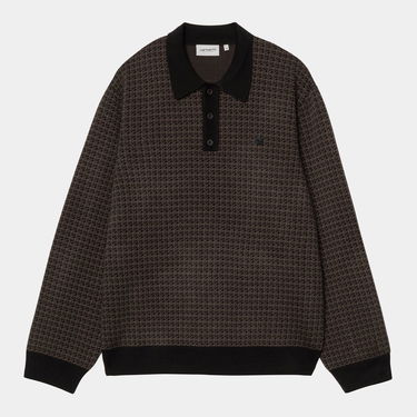 Polo tričko Carhartt WIP L/S Lowis Polo Houndstooth Rôznofarebný | I035395_10, 3